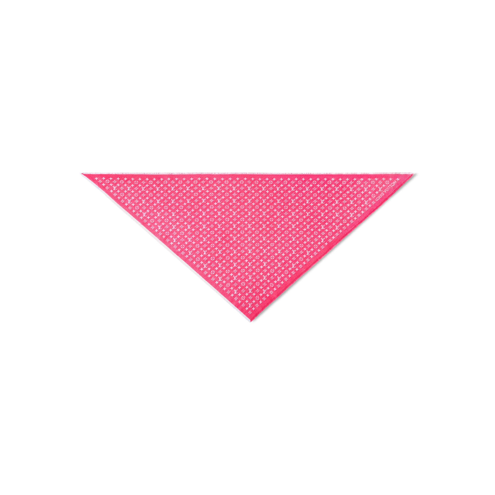 LOUIS VUITTON シルクバンダナ ピンク 約50cm Pink Silk Squares and